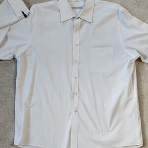 Men's White Dress Shirt Geoffrey Beene - XL  17 1/5  34/35